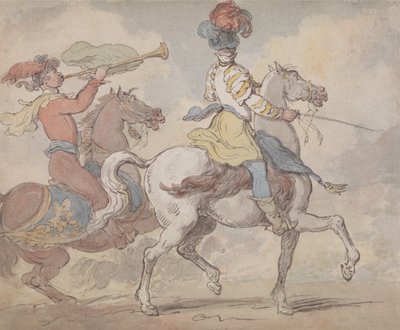 The Heralds by Thomas Rowlandson